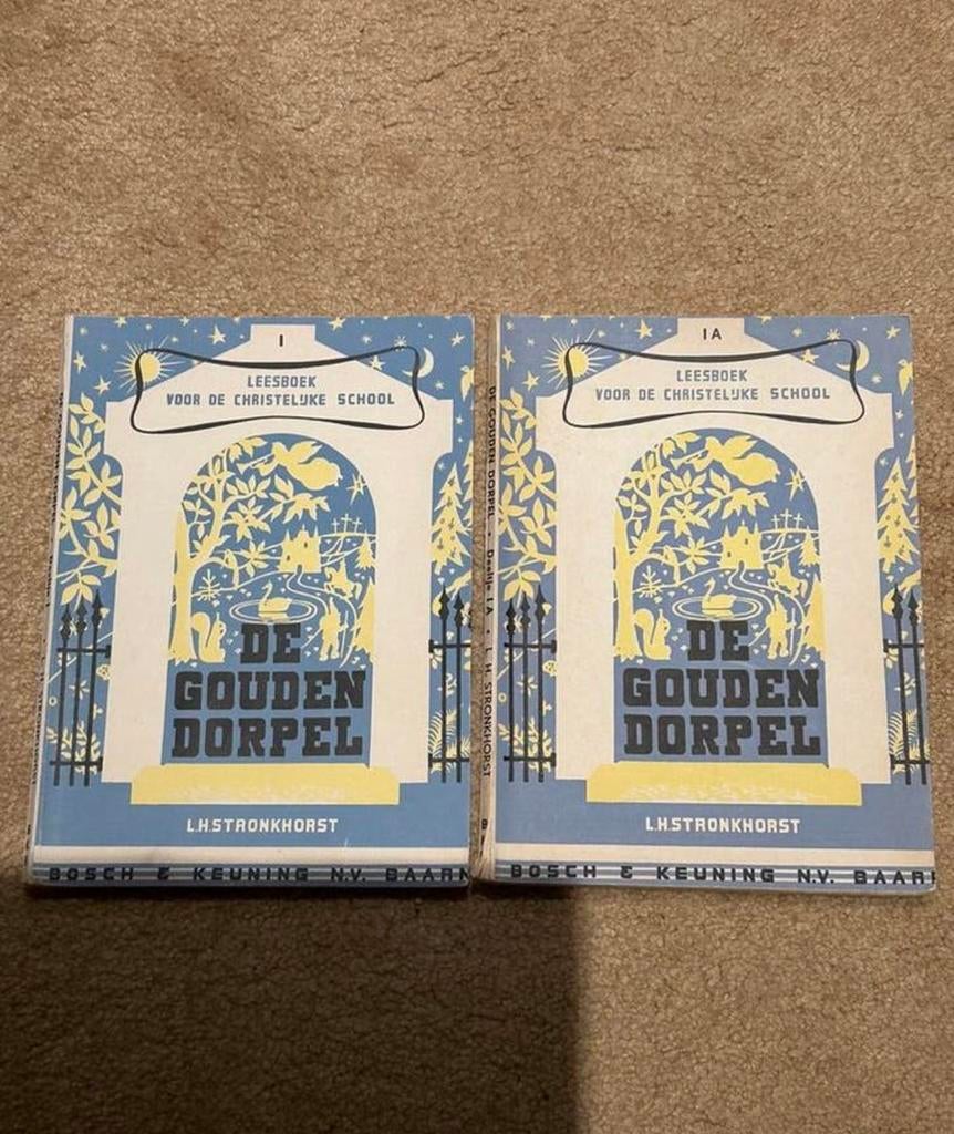 Te Koop: L.H. Stronkhorst “Leerboekjes Christelijke school”, Antiek en Kunst, Antiek | Boeken en Bijbels, Ophalen of Verzenden