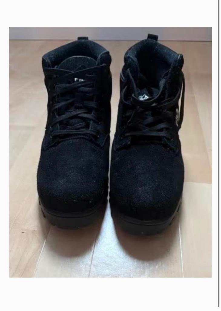 Fila schoenen heren maat 43 lage laarzen boots. KLEUR ZWART, Verzenden, Zwart, Boots, Zo goed als nieuw
