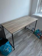 Bureau Jysk VANDBORG licht eiken / zwart 60x 120, Ophalen, Zo goed als nieuw