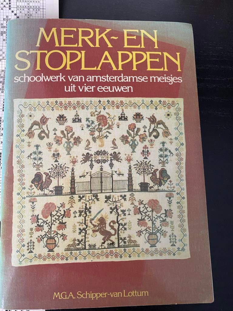 Merklap-stoplappen boekje, Ophalen of Verzenden, Zo goed als nieuw, Patroon
