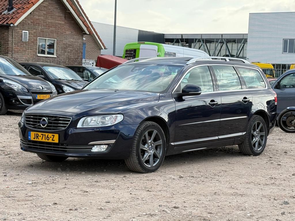 Volvo V70 2.0 D3 Polar+/AUTOMAAT/DAKJE, Euro 6, 4 cilinders, Blauw, 23 km/l