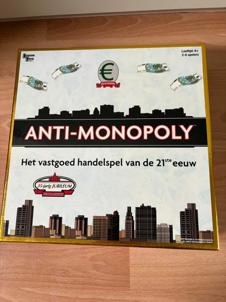Anti monopoly, Hobby en Vrije tijd, Gezelschapsspellen | Bordspellen, Ophalen of Verzenden, Nieuw