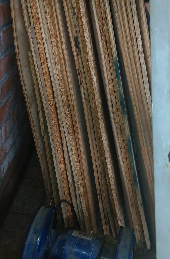 23 Undername platen - Gebruikte multiplex platen, Ophalen of Verzenden, Gebruikt, Multiplex, Minder dan 20 mm