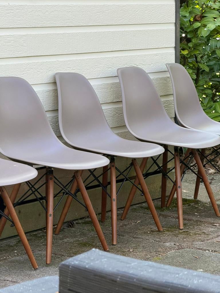 Zes fijne eetkamerstoelen, Huis en Inrichting, Ophalen, Zo goed als nieuw, 6 tot 8 stoelen