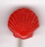 Speldje SHELL SCHELP ROOD (A2), Verzenden, Gebruikt, Overige onderwerpen