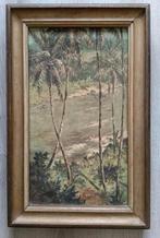 Omar Basalamah (1912-1998) - Riviergezicht Indonesie - 1953, Ophalen of Verzenden