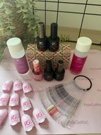 Pink Gellac set, Ophalen of Verzenden, Zo goed als nieuw, Overige kleuren, Handen en Nagels