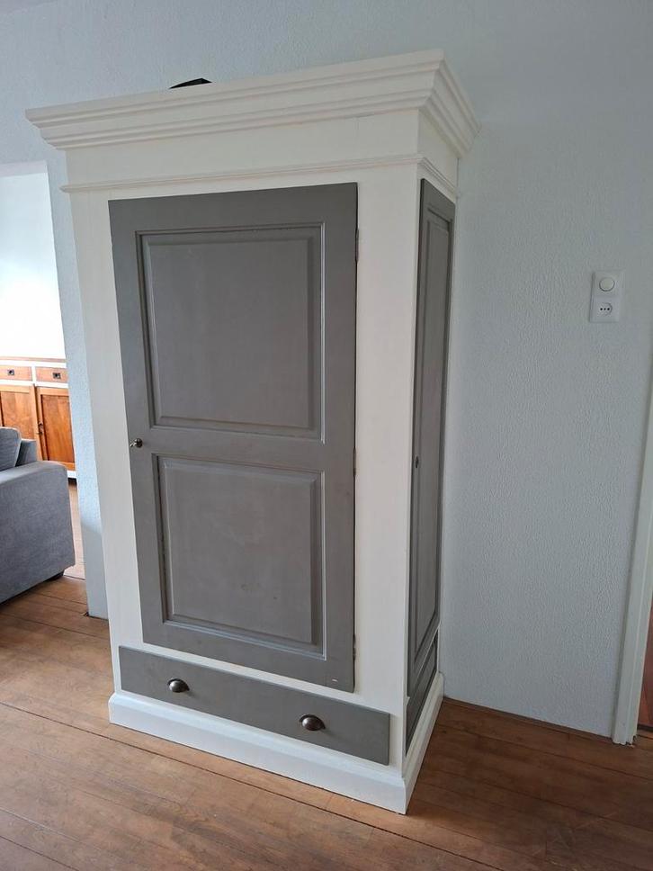 Stijlvolle kast 200cm hoog met lades en planken, Huis en Inrichting, Kasten | Overige, Gebruikt, Ophalen of Verzenden