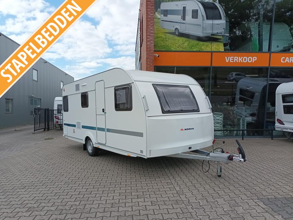 Adria Aviva 522 PT, Caravans en Kamperen, Caravans, Schokbreker, Bedrijf, Treinzit, Adria