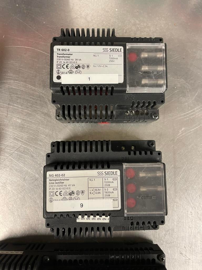 Diversen SIEDLE componenten intercom toegangs controle, Ophalen of Verzenden