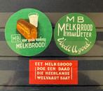 Sluitzegels MB Melkbrood #1, Ophalen of Verzenden, Na 1940, Gestempeld
