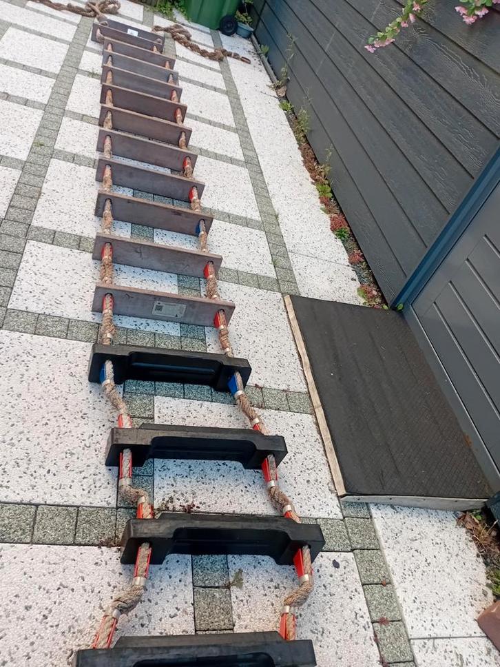 Robuuste touwladder voor speeltoestel of boomhut, Kinderen en Baby's, Speelgoed | Buiten | Speeltoestellen, Gebruikt, Ophalen of Verzenden