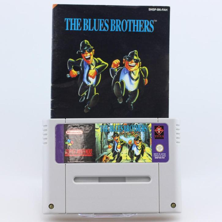 Super Nintendo Game: The Blues Brothers, Spelcomputers en Games, Games | Nintendo Super NES, Zo goed als nieuw