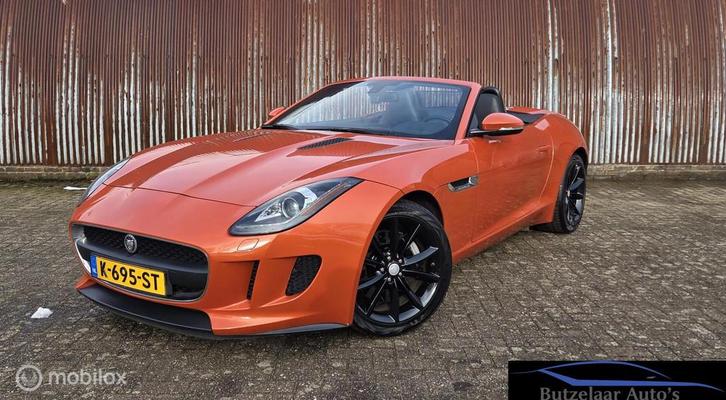 Jaguar F-type 3.0 V6 Convertible Meridian|Firesand|Uniek, Auto's, Jaguar, Bedrijf, Te koop, F-type, ABS, Achteruitrijcamera, Adaptive Cruise Control