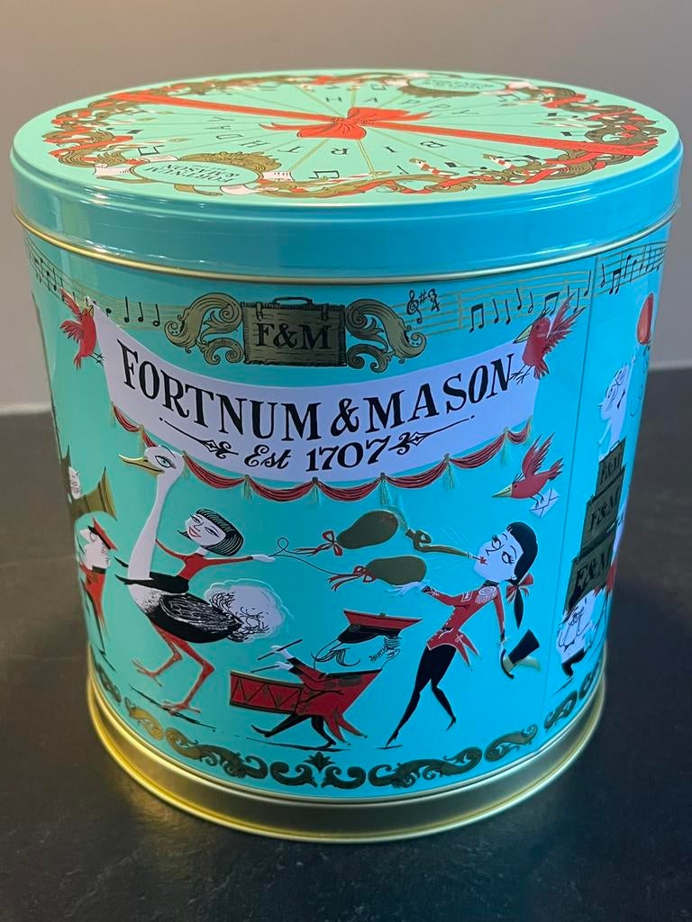 🎶 Fortnum and Mason musical tin, blik. Happy birthday., Ophalen of Verzenden, Zo goed als nieuw, Overige