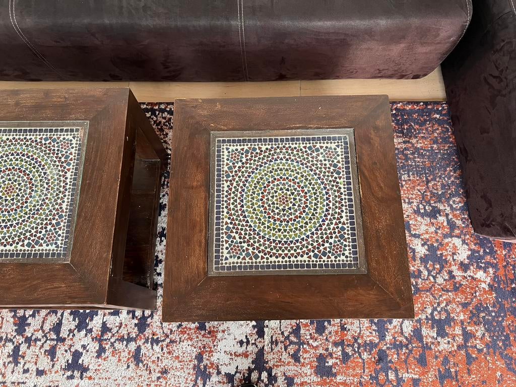 Oosterse mozaiektafel, 2 stuks, Ophalen