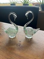 Glazen zwanen - murano glas, Antiek en Kunst, Antiek | Glas en Kristal, Ophalen of Verzenden