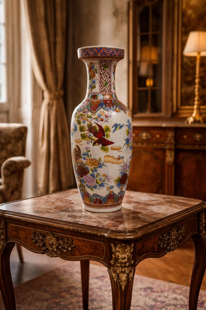 Oosterse vaas Ming Dynastie 1998, Ophalen