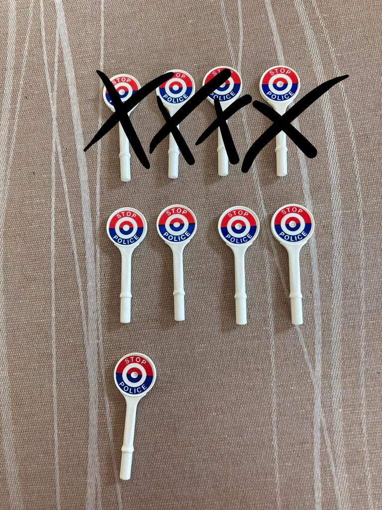 Playmobil verkeersborden, Kinderen en Baby's, Speelgoed | Playmobil, Ophalen of Verzenden, Zo goed als nieuw