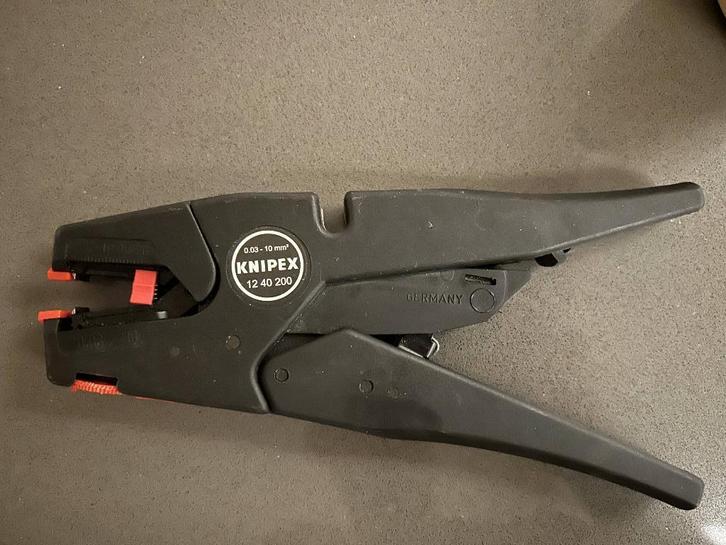 KNIPEX striptang automatisch 0.03–10mm² (1240200), Doe-het-zelf en Verbouw, Overige Doe-het-zelf en Verbouw, Nieuw, Ophalen of Verzenden