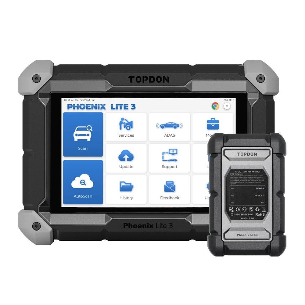 Topdon Phoenix Lite 3 auto diagnose tester obd tester car, Auto diversen, Ophalen of Verzenden, Nieuw
