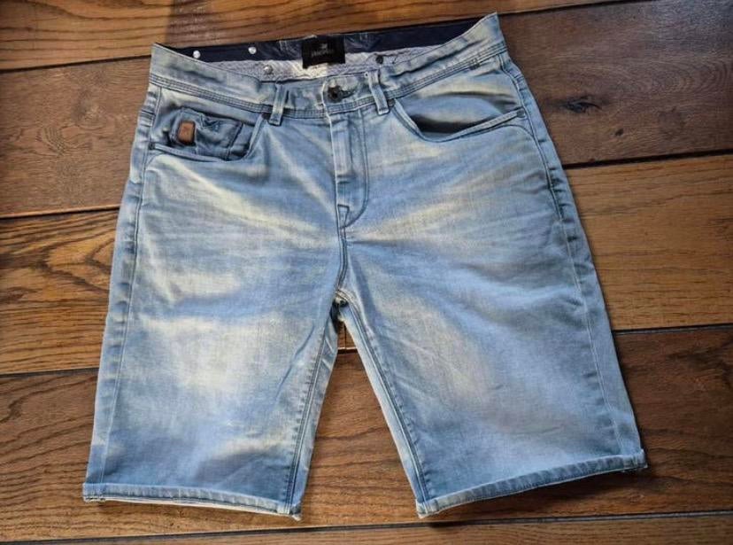 Pme legend Vanguard korte spijkerbroek broek jeans w30, Blauw, ., W32 (confectie 46) of kleiner, Ophalen of Verzenden