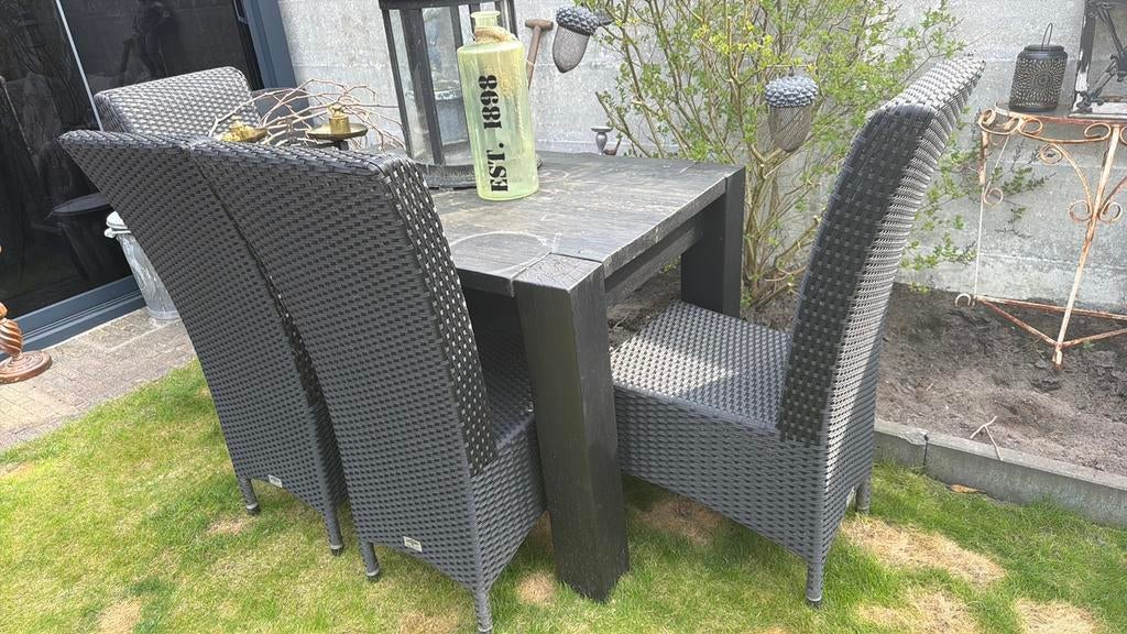 Zware eiken tafel koopje! Valkenswaard, Ophalen of Verzenden, Zo goed als nieuw