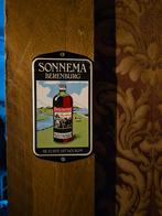 Emaille bord sonnema berenburg. Deurpostje, Ophalen of Verzenden, Zo goed als nieuw, Reclamebord, Plaat of Schild, Overige merken