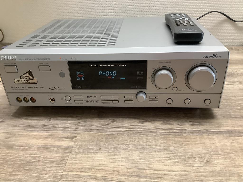 Philips FR996 Digital AV Surround Receiver  € 50., Audio, Tv en Foto, Versterkers en Receivers, Overige merken, Gebruikt, Ophalen of Verzenden