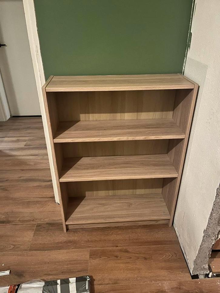 2x Billy Boekenkast Eiken, Huis en Inrichting, Kasten | Boekenkasten, Zo goed als nieuw, 50 tot 100 cm, 100 tot 150 cm, 25 tot 50 cm