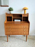 Prachtig vintage midcentury bureau secretaire kastje, Ophalen, ., ., .