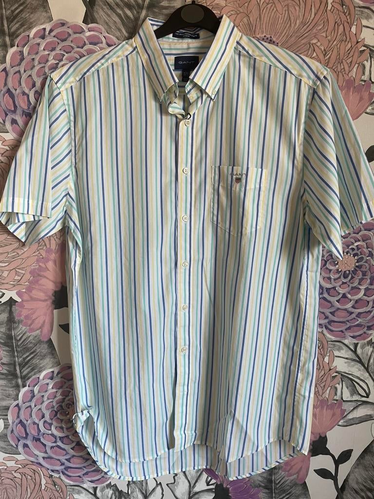 Gant heel mooi net overhemd maat L, Kleding | Heren, Overhemden, Blauw, Zo goed als nieuw, X, Halswijdte 39/40 (M)