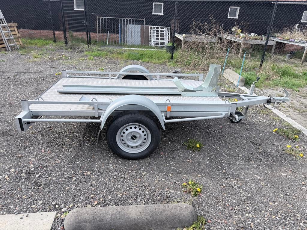 Aanhanger 750KG motor/scooter NIEUW NIEUW EX BTW, Auto diversen, Aanhangers en Bagagewagens, Ophalen, Nieuw