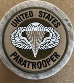 US Army paratrooper patch (velcro), Ophalen of Verzenden, Landmacht, Amerika, Embleem of Badge