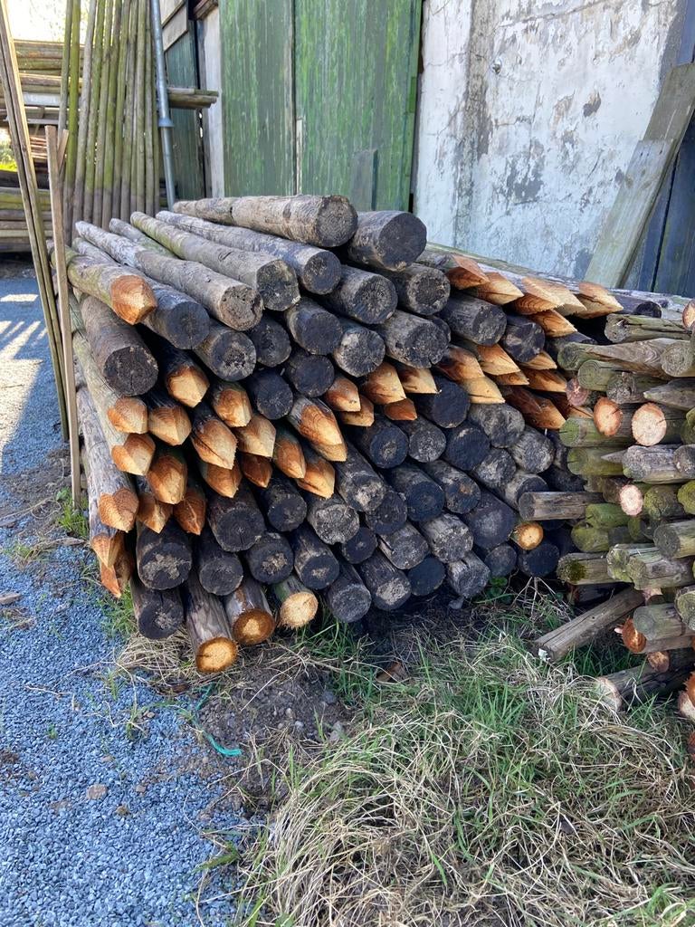 Weidepalen / boompalen 7cm, 200 cm lang, Ophalen, Zo goed als nieuw, Minder dan 180 cm, Palen