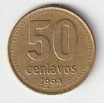 50  cent  1994  Argentinië. km. 111.2, Ophalen of Verzenden, Noord-Amerika, Losse munt