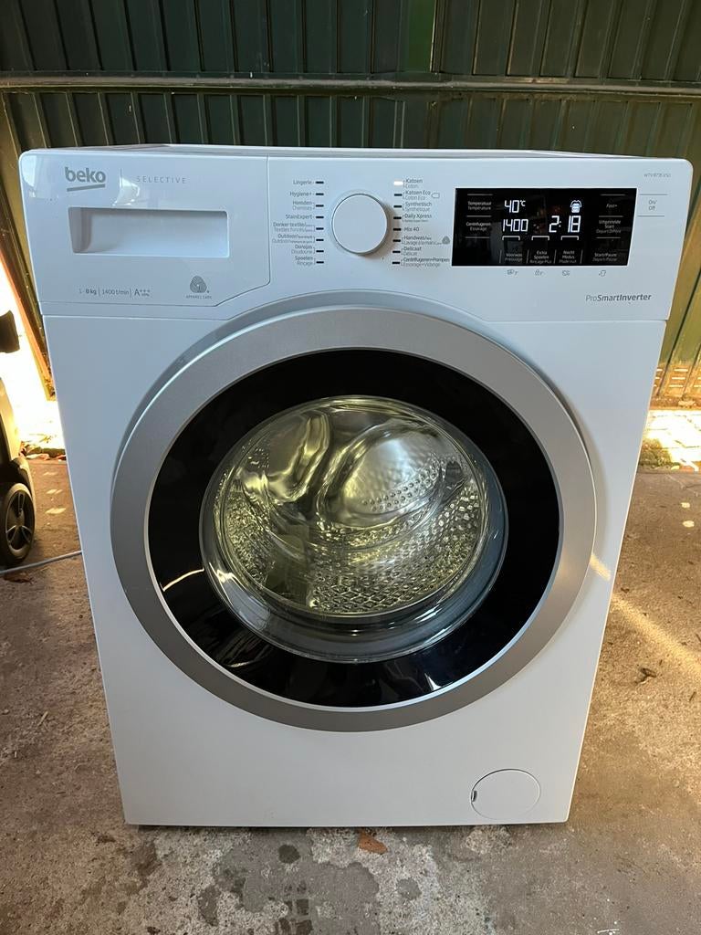 Beko A+++ 8kg wasmachine in zeer nette staat, Ophalen, Minder dan 85 cm, Zo goed als nieuw, Voorlader