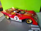 Shell - Ferrari 312P 1972 Mario Andretti [rood] 1/18, Ophalen of Verzenden, Gebruikt, Auto, Overige merken
