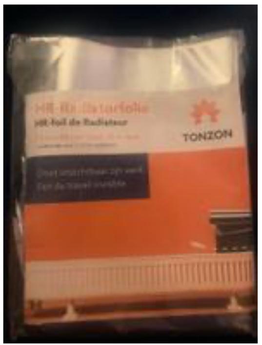 Tonzon HR radiatorfolie -nieuw in verpakking, Doe-het-zelf en Verbouw, Isolatie en Afdichting, Minder dan 4 cm, Overige materialen