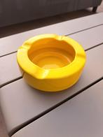 Gele keramische vintage asbak, Germany, retro design, Ophalen of Verzenden