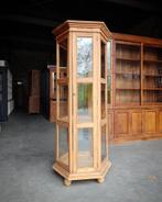 Hexagon Vitrinekast | Winkelkast | Etalage | Museumkas #1840, Huis en Inrichting, Kasten | Vitrinekasten, Niet ingevuld, Met deur(en)