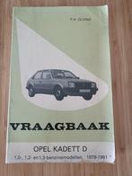 Vraagbaak Kadett D, Ophalen of Verzenden