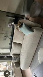 Grote bank , met 2 x poef of voeten bankje, Ophalen of Verzenden, Gebruikt