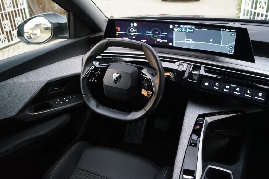 Peugeot 5008 1.2 Hybrid 136 PK Allure Autom 7 Pers Half Lede, Adaptive Cruise Control, 136 pk, Gebruikt, 1199 cc