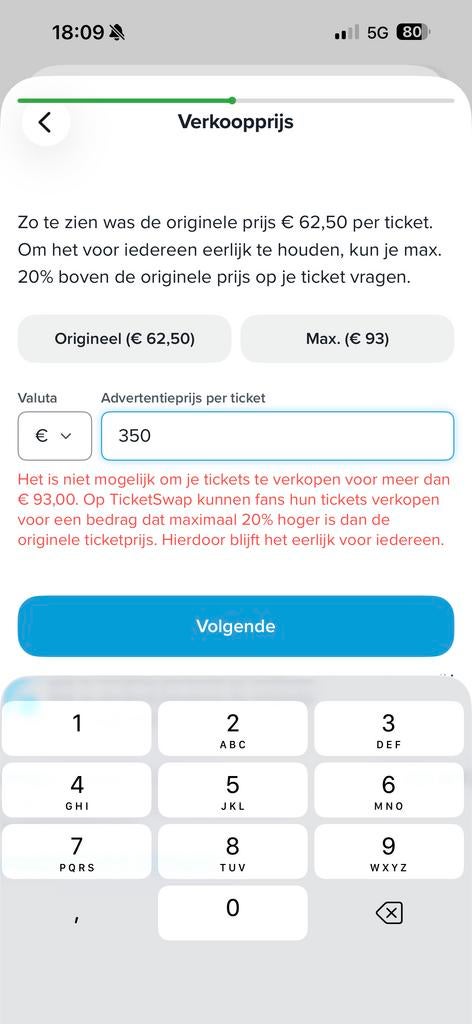 Keinemuzik ticket 1 STUK BESCHIKBAAR!!, Eén persoon