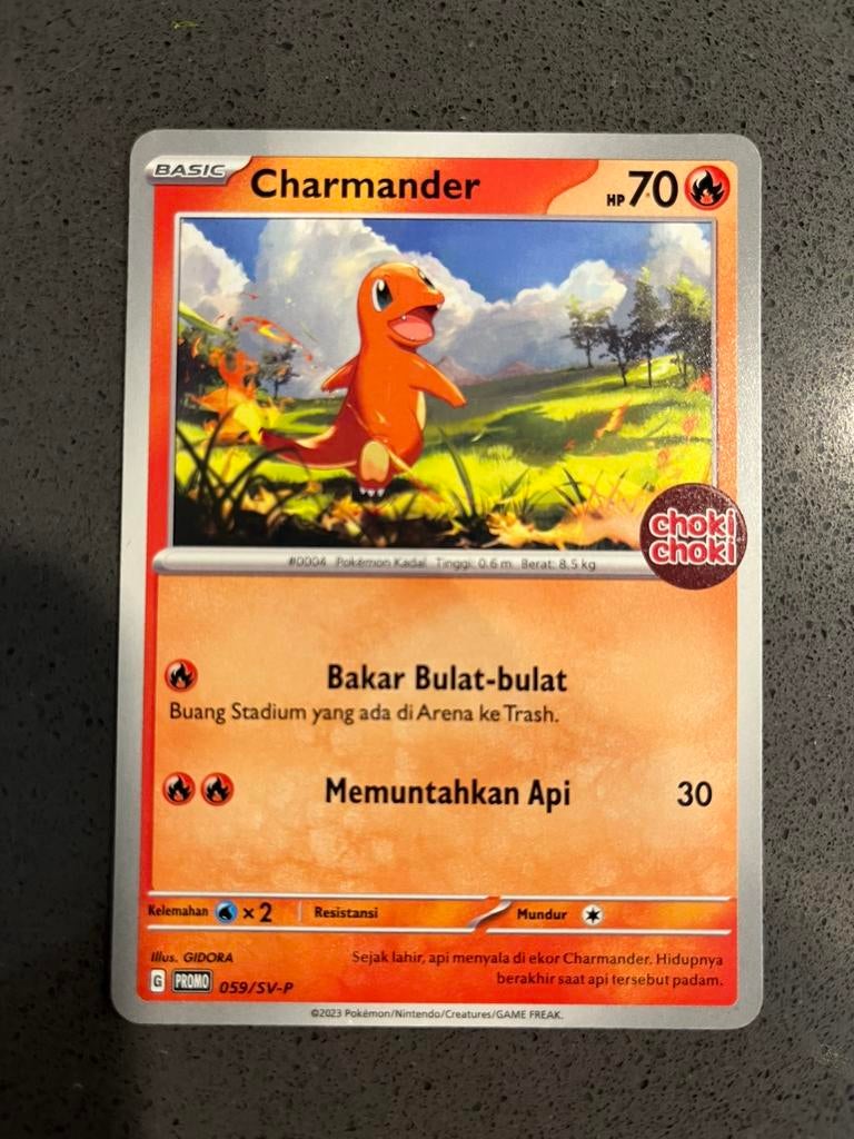 Stamped Charmander Pokémon promo, Hobby en Vrije tijd, Verzamelkaartspellen | Pokémon, Ophalen of Verzenden, Nieuw, Losse kaart