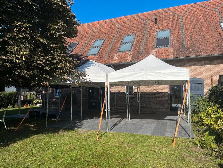 TE HUUR: Professionele Easy Up Partytenten, Hobby en Vrije tijd, Feestartikelen | Verhuur, Zo goed als nieuw, Overige, Ophalen