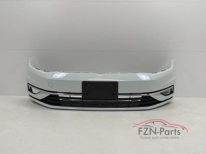 VW Golf 7 Facelift voorbumper High-Line Chrome Mistlampen, Ophalen of Verzenden, Gebruikt, Voor, Bumper