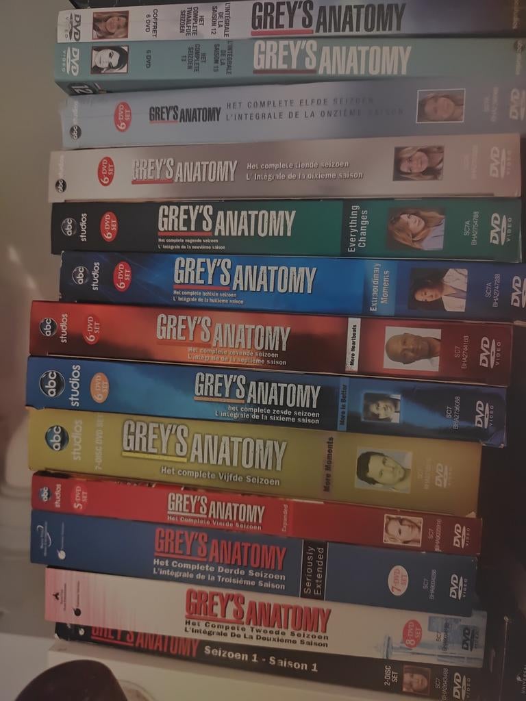 Grey's Anatomy DVD Boxsets - Seizoen 1 t/m 13, Boxset, Drama, Ophalen of Verzenden, Zo goed als nieuw