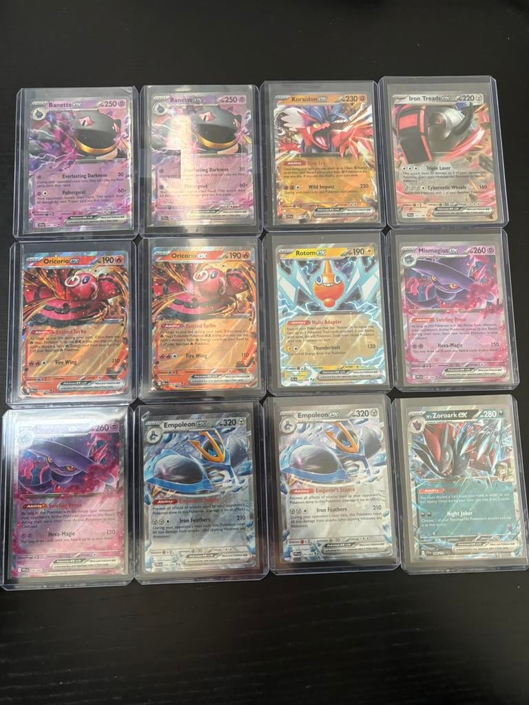 Pokémon Kaarten EX Scarlet Violet Base, Ophalen of Verzenden, Zo goed als nieuw